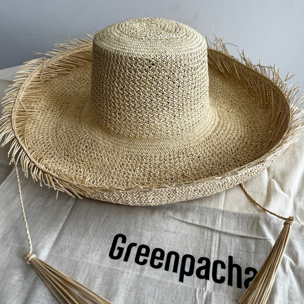 Greenpacha Canarias Panama Hat (Handmade), Size M, NWT